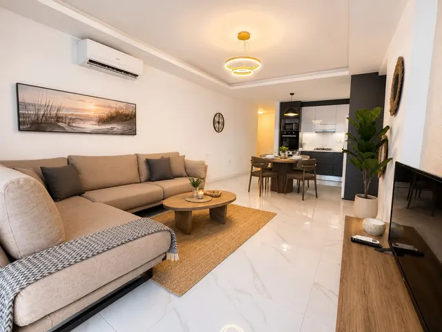 2+1 Wohnung zur Miete in Iskele, Long Beach – 850 £/Monat, voll möbliert · 4